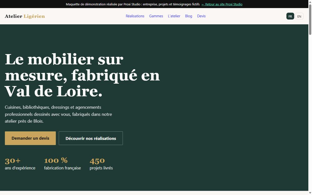 Démonstration Atelier Ligérien